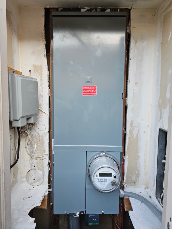 Service and metering equipment
